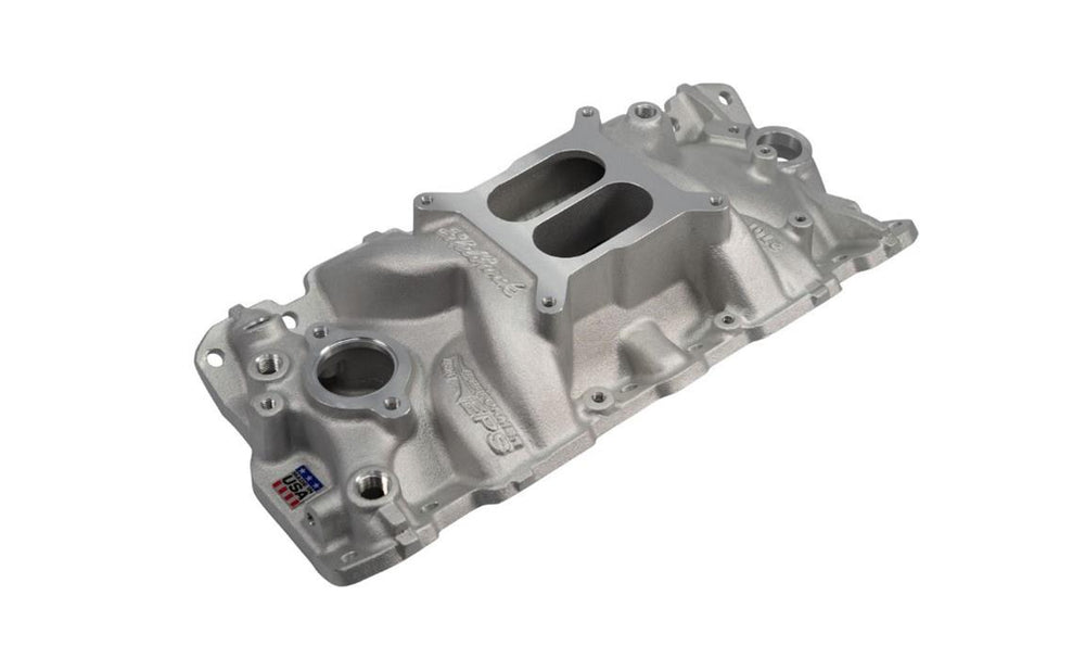 Edelbrock Performer EPS Dual Plane Aluminum SBC Intake Manifold 2701